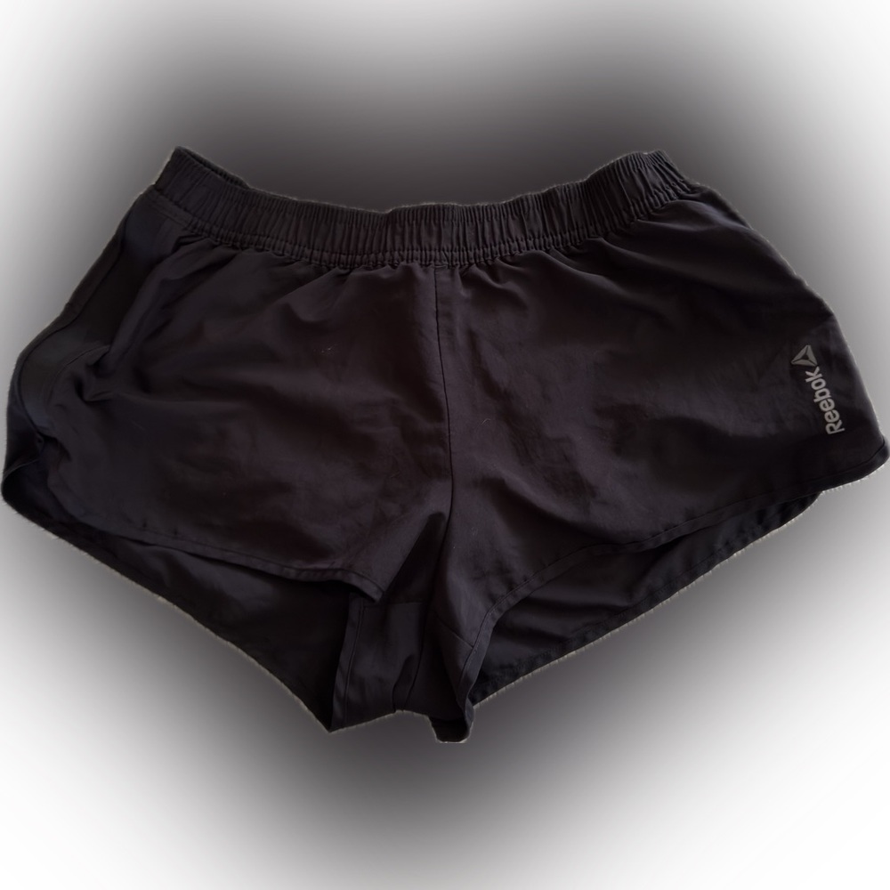 Reebok Women's Black Athletic Running Shorts